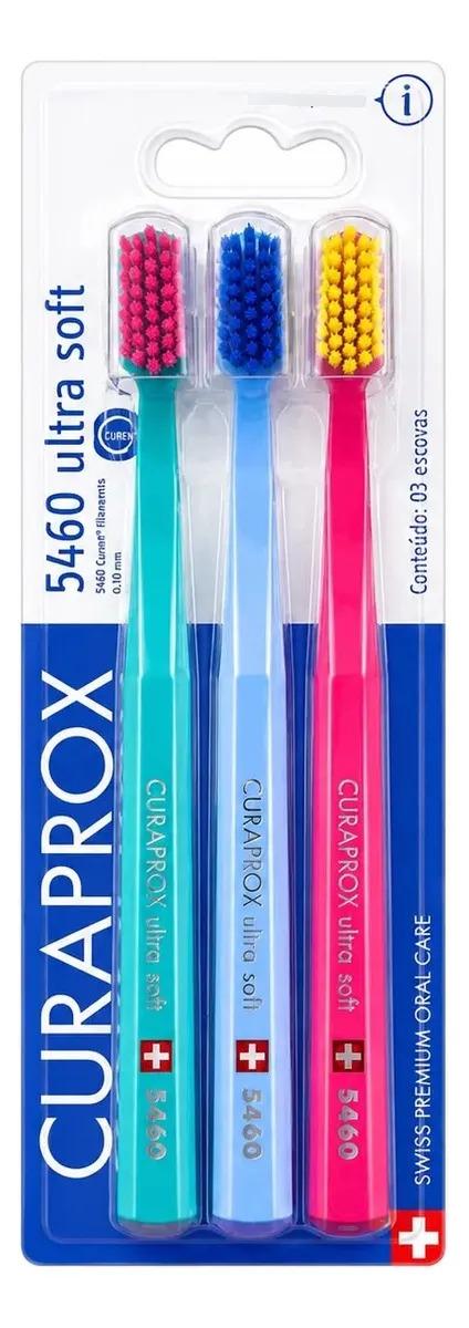 Trio Curaprox Ultra Soft Kit Com 3 Unidades Cores Sortidas