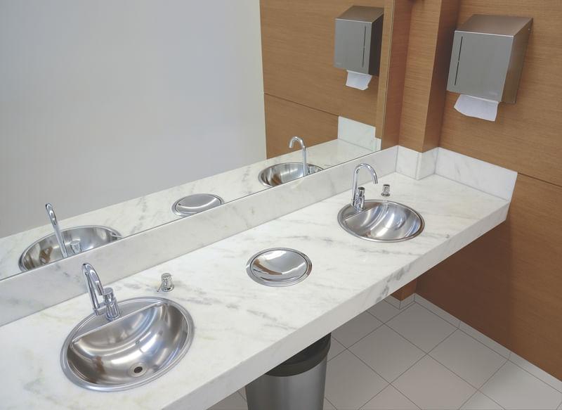 Tampa Basculante de Embutir em Aço Inox Swing Tramontina 94542000