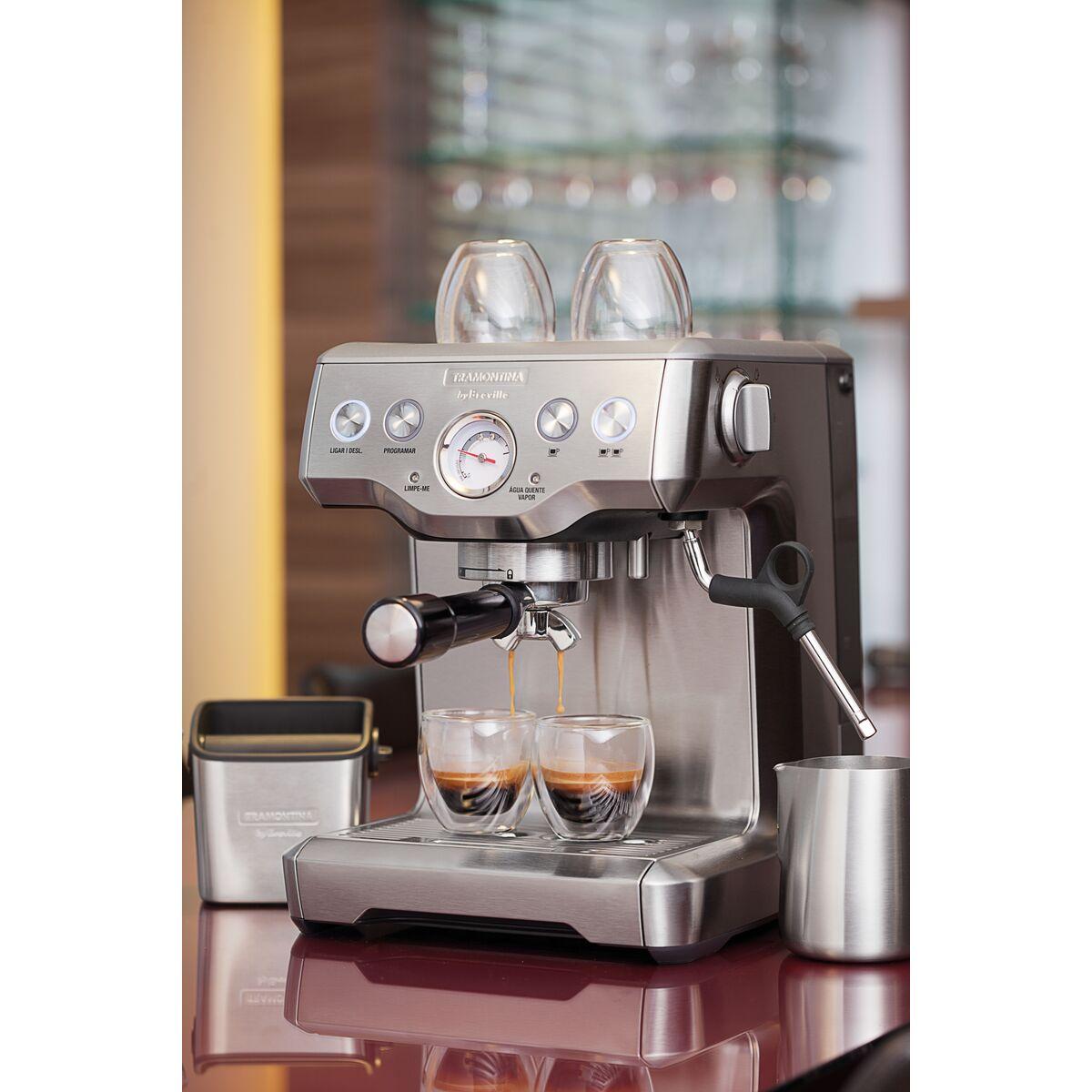 Cafeteira Elétrica Tramontina by Breville Express em Aço Inox 1,8 L 127 V