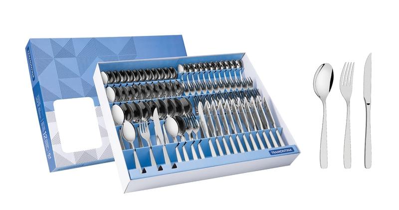 Faqueiro Aço Inox 84 Peças COSMOS Tramontina 66950520