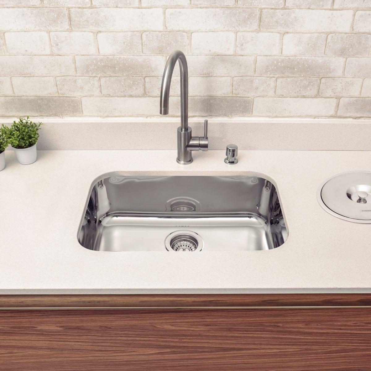Cuba n.2 Tramontina Lavínia Prime Aço Inox Alto Brilho 56x34x17cm Outlet