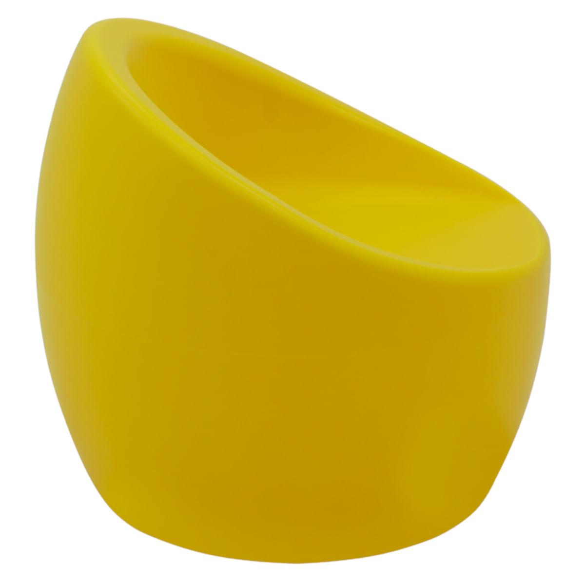 Poltrona Oca Infantil Tramontina em Polietileno Amarelo