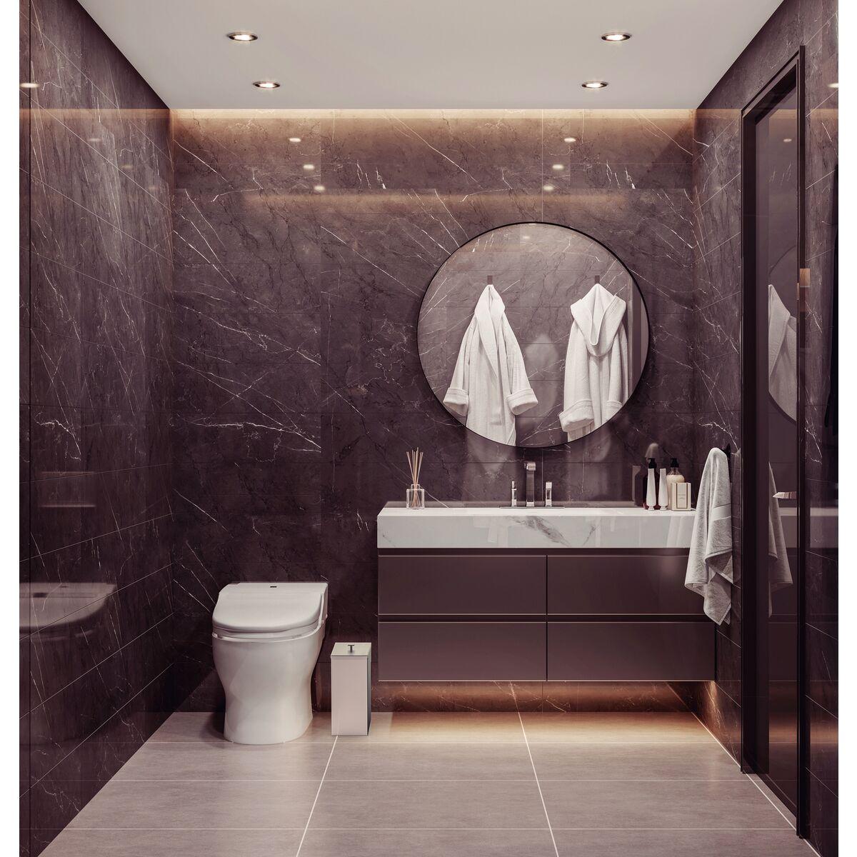 Lixeira Luz Slim Tramontina em Aço Inox Acetinado 5,5 Litros OUTLET