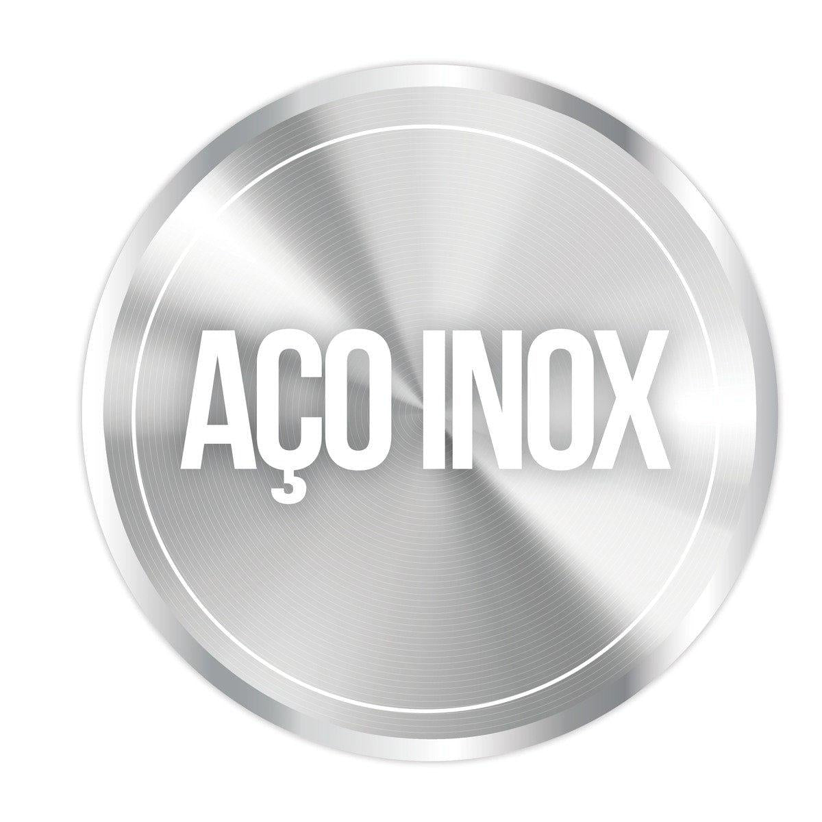 Misturador Monocomando Tramontina Angolare em Aço Inox Scotch Brite e Bica Articulada