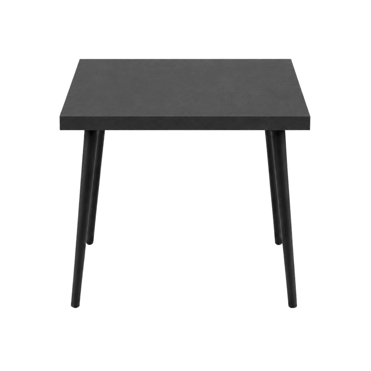 Mesa Quadrada Safira 70cm Black Total MDF e Madeira