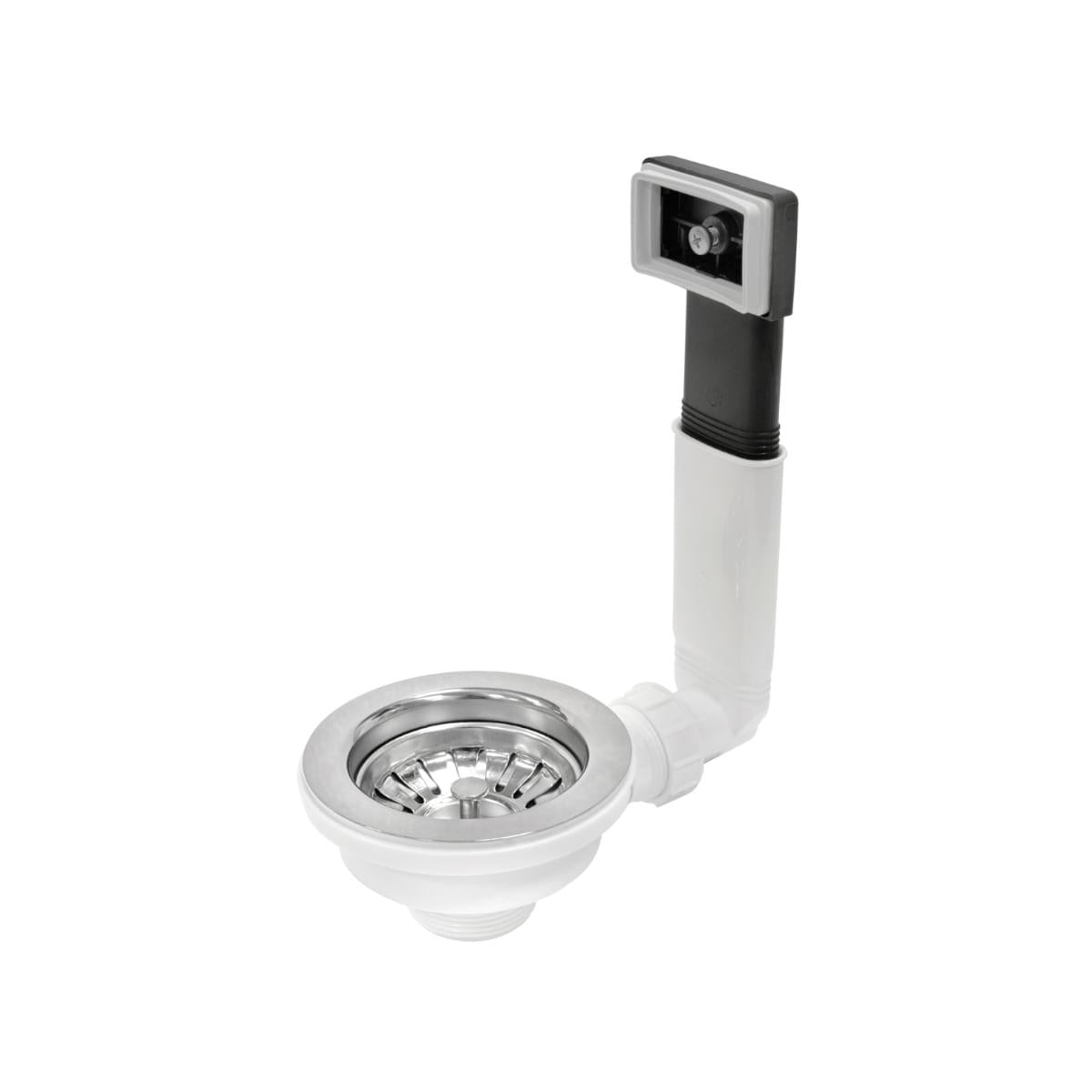 Cuba de Embutir Tramontina Dora 70 BL R6 em Aço Inox Acetinado 70x40x20 cm e Válvula com Escape