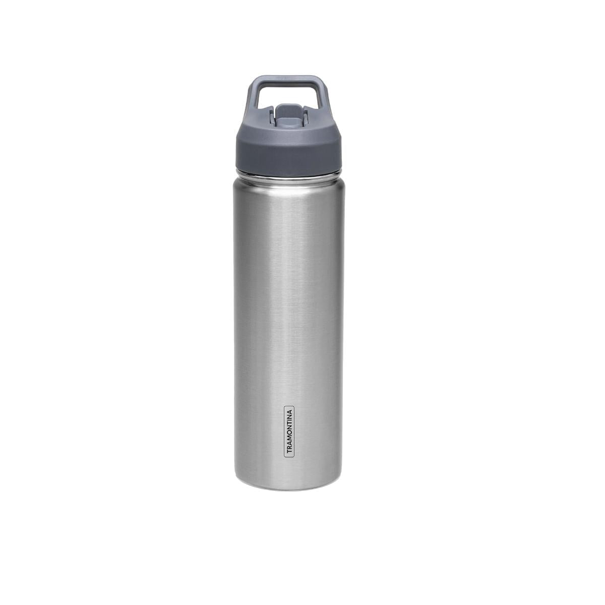 Garrafa Térmica Tramontina 650 ml Inox com Canudo