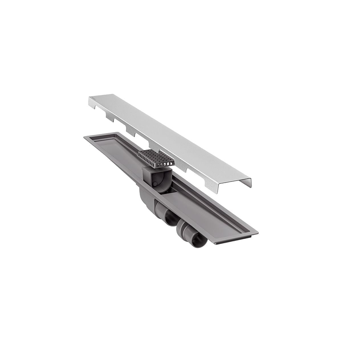 Ralo Neo Tramontina Slim com Tampa em Aço Inox 120x7,5 cm