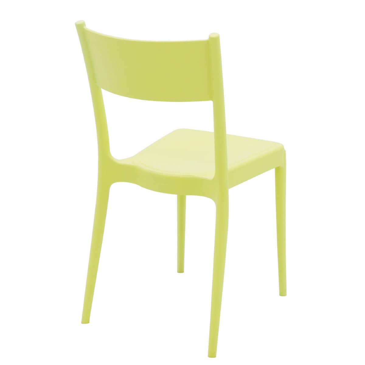 Cadeira Tramontina Diana ECO em Polipropileno Reciclado Amarelo