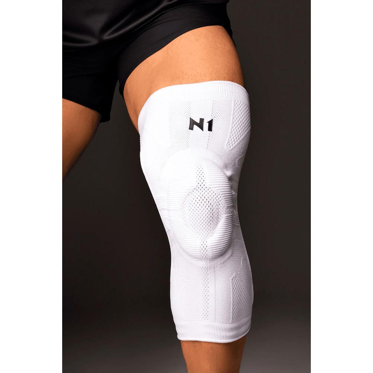 Joelheira PRO Knit 3D N1 Sport Branco Tamanho M