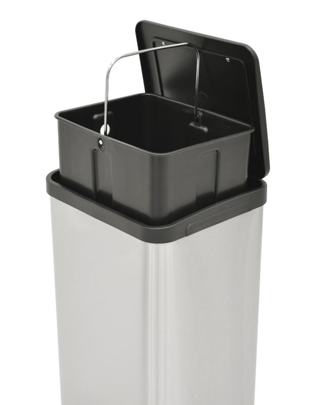 Lixeira Inox com Pedal 15 Litros Quadratta OUTLET Tramontina 94900473