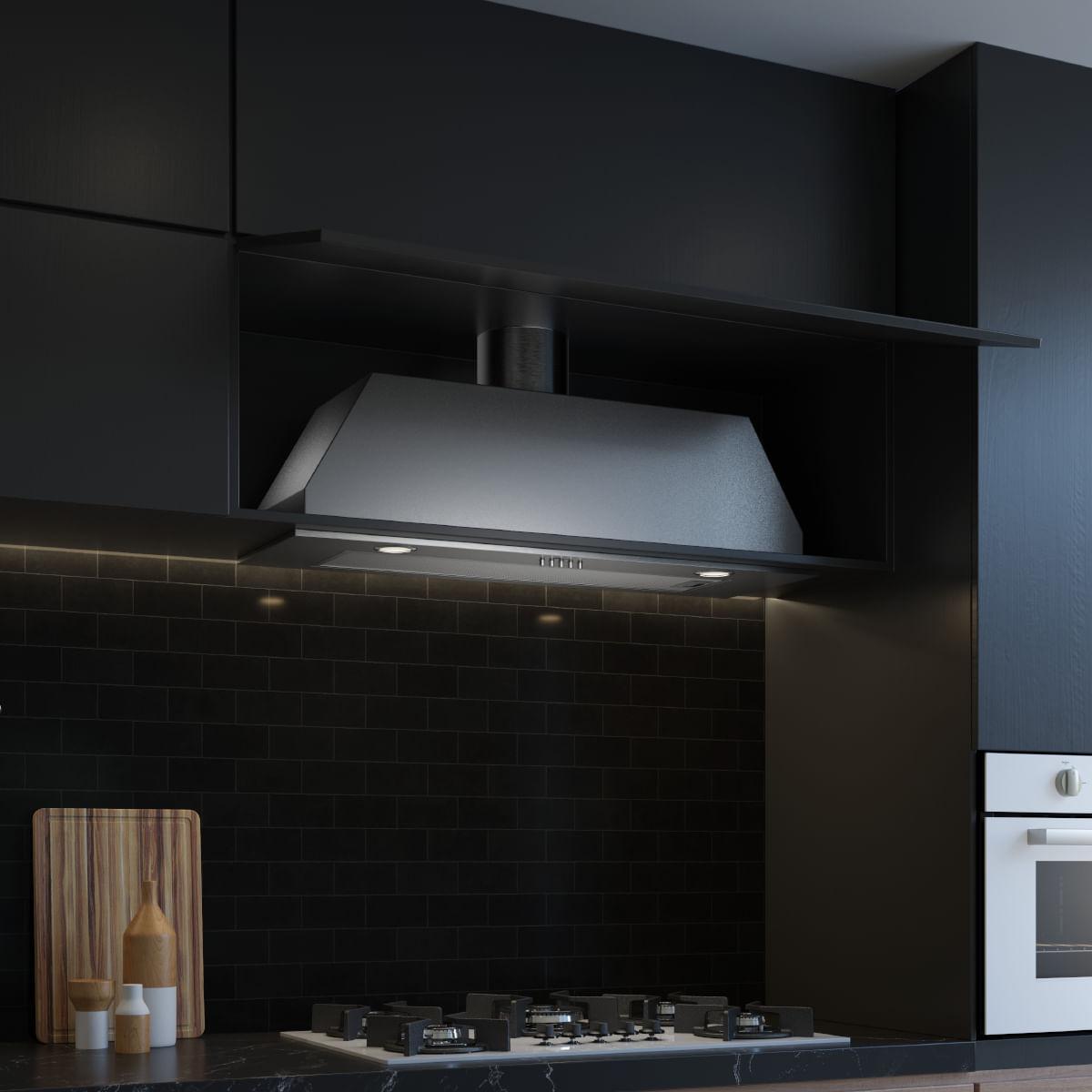 Coifa De Embutir Fischer Infinity 90cm em Aço Inox