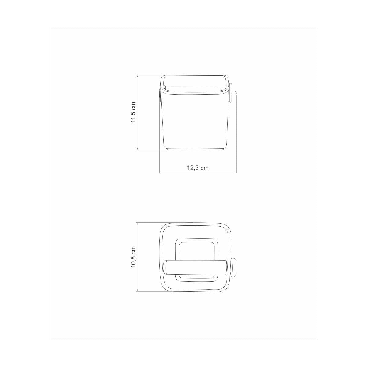 Lixeira Tramontina by Breville para Pó de Café em Aço Inox 0,5 L 69085010