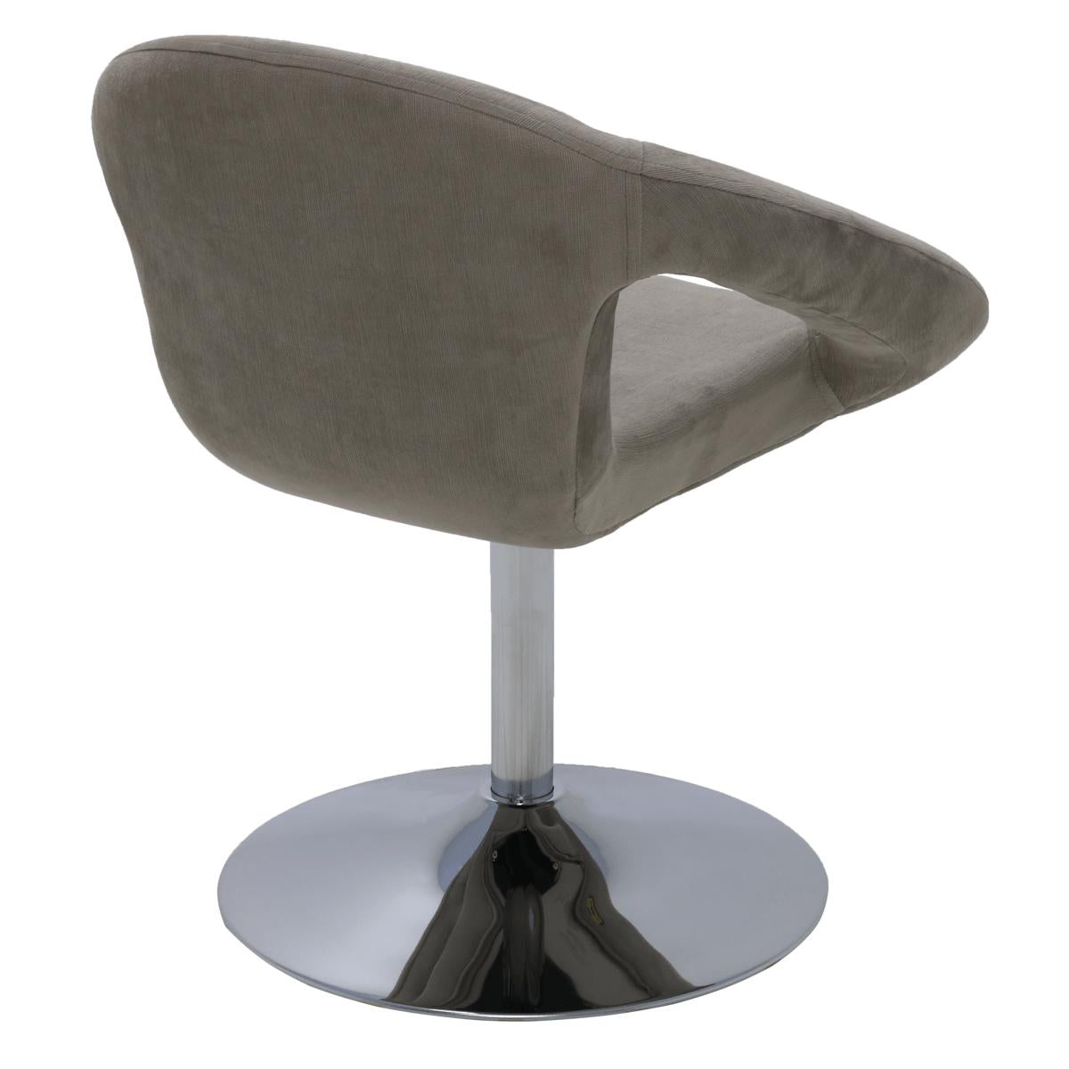 Cadeira Tramontina Delice Estofada Cinza em Polietileno com Base Central 92706211