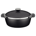 Caçarola Tramontina Lyon em Alumínio Starflon 30 cm 6,8 Litros Preto