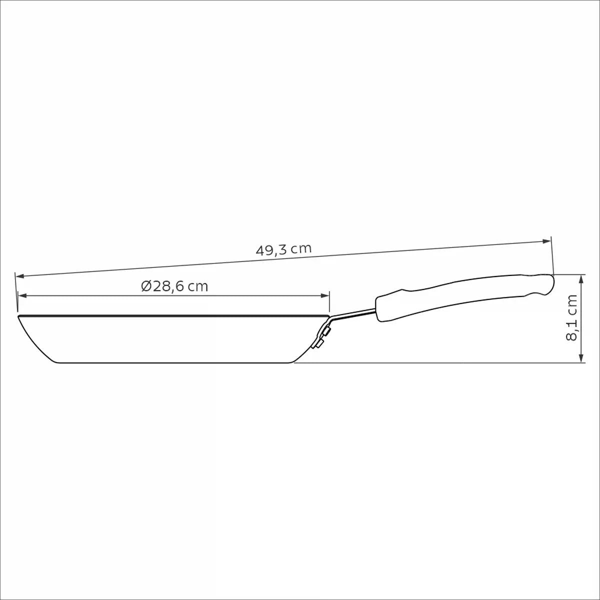 Frigideira Tramontina Profissional Starflon Premium 28 cm 2 L