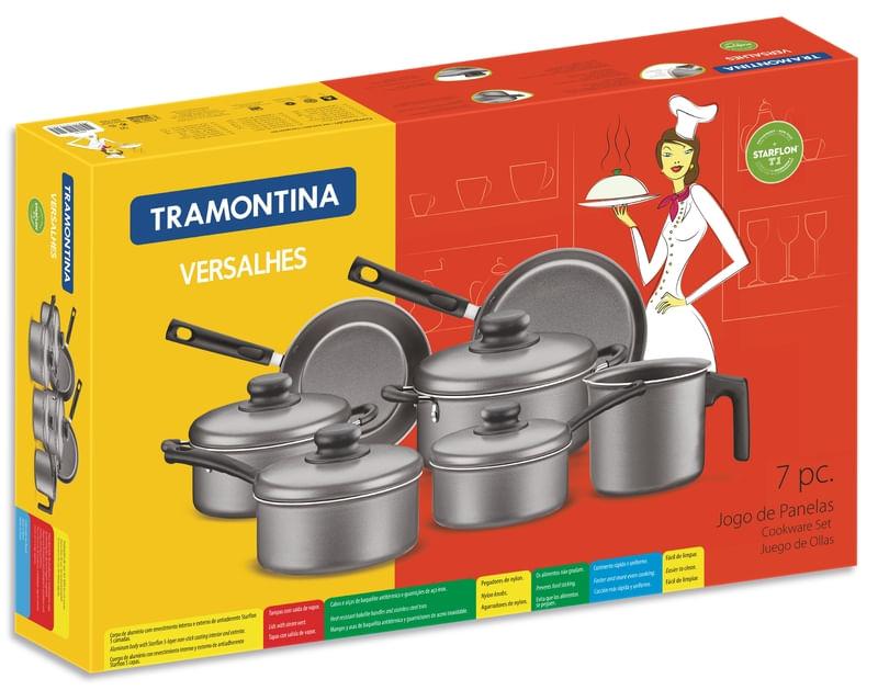 Conjunto de Panelas Alumínio 7 Peças VERSALHES Tramontina 20699081