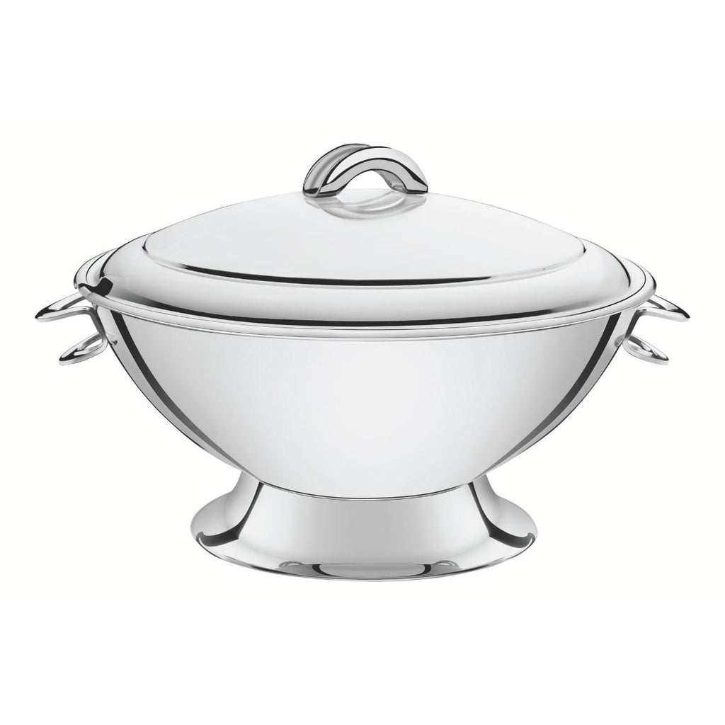 Sopeira Tramontina Service em Aço Inox com Tampa 24 cm 2,75 L