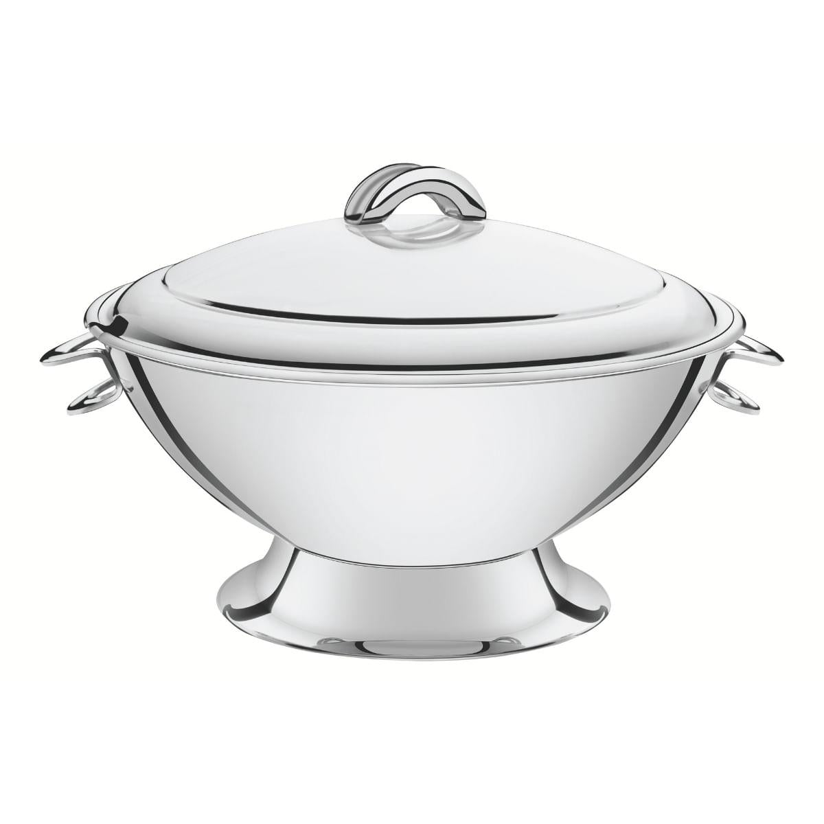 Sopeira Tramontina Service em Aço Inox com Tampa 24 cm 2,75 L