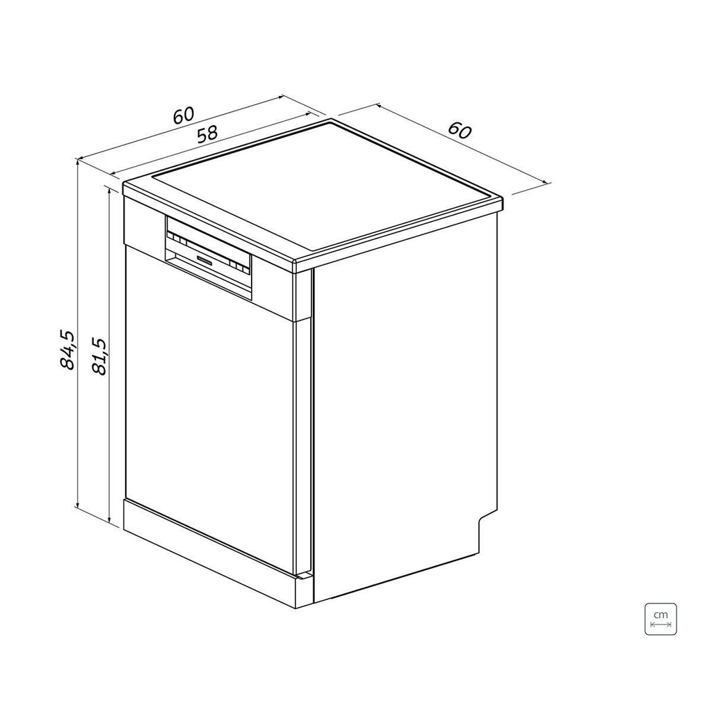 Lava-Louças Tramontina Inox 14 Serviços SB14X 60 com 6 Programas e 4 Funções 220 V