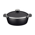 Caçarola Tramontina Lyon em Alumínio Starflon 26 cm 4,6 Litros Preto