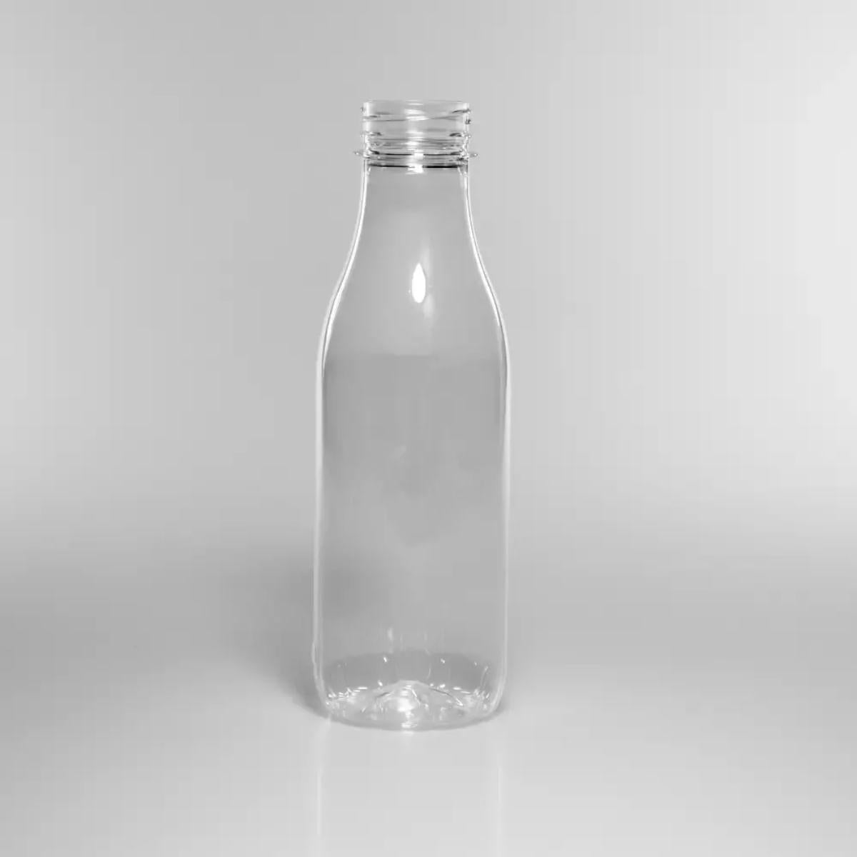 70un Garrafa PET Plástica Transparente com Tampa 500ml G3550 Galvanotek