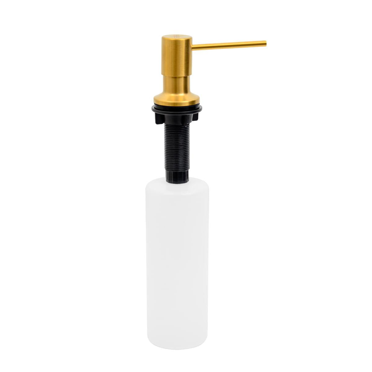 Dosador de Sabão Tramontina em Aço inox Gold com Recipiente Plástico 500 ml com revestimento PVD