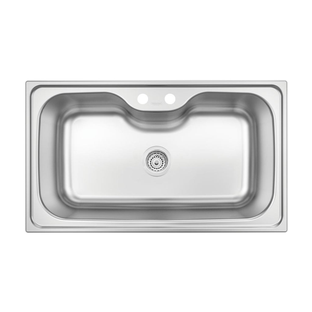 Cuba de Sobrepor Tramontina Morgana Maxi 86x50 cm em Aço Inox Acetinado Outlet