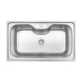 Cuba de Sobrepor Tramontina Morgana Maxi 86x50 cm em Aço Inox Acetinado Outlet