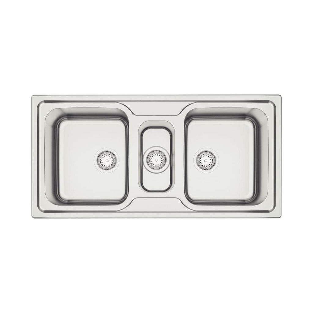 Cuba de Sobrepor Tramontina Marea Deep 2.5C 34 Aço Inox Acetinado 100 x 50 cm