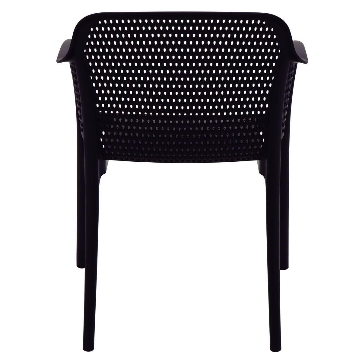 Cadeira Tramontina Gabriela Eco em Polipropileno Oceano +Clean Preto