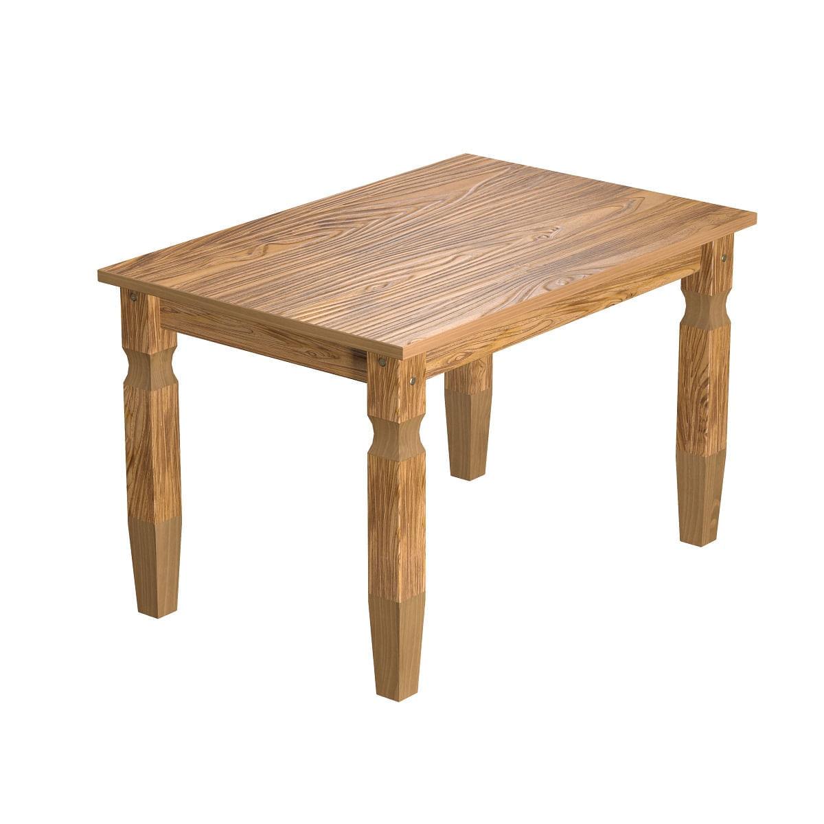 Conjunto Mesa Madeira Maciça Marin Brasil 4 Cadeiras Sofia Preta Tramontina