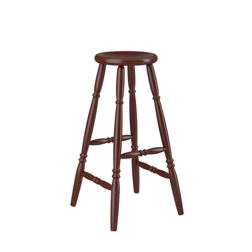 Banqueta Alta em Madeira 75cm Castanho Acetinado 170EA Piratini