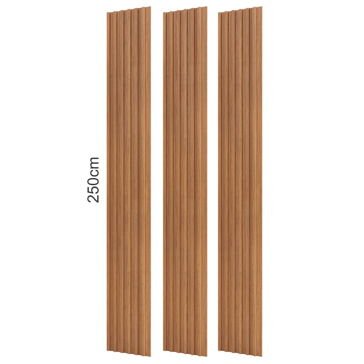 Painel Ripado em MDF 134x250 cm Freijó PA75JJ Dalla Costa