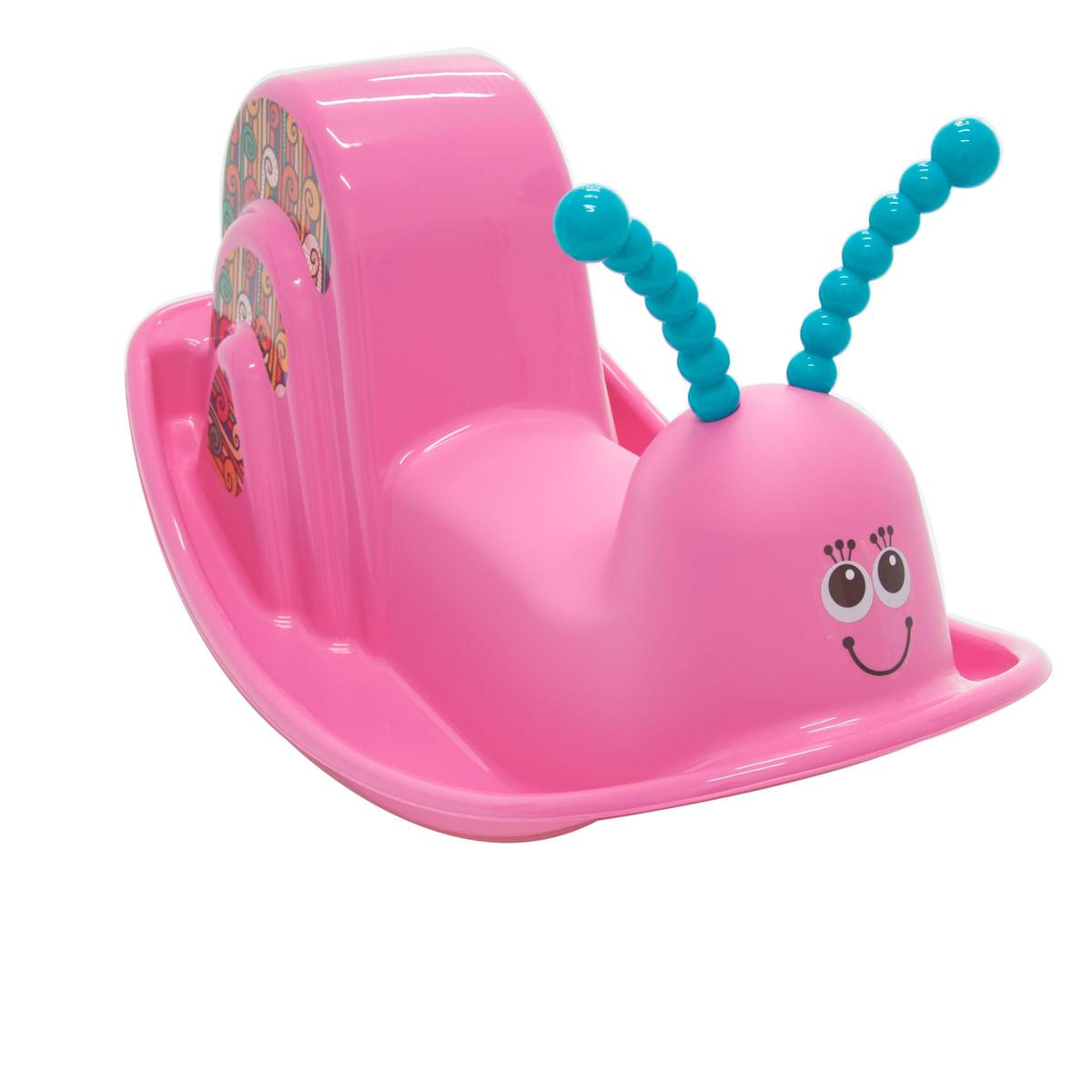 Gangorra Infantil Tramontina Dindon em Polipropileno Rosa