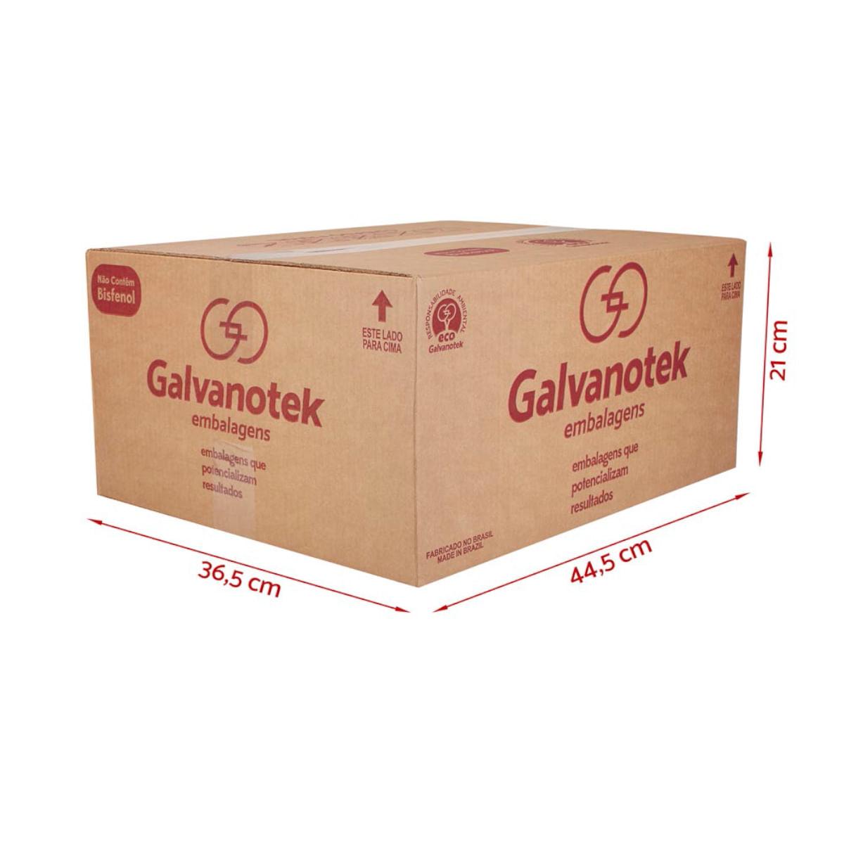 50un Pote Retangular Multiuso 1900ml GA 93 Transparente Galvanotek