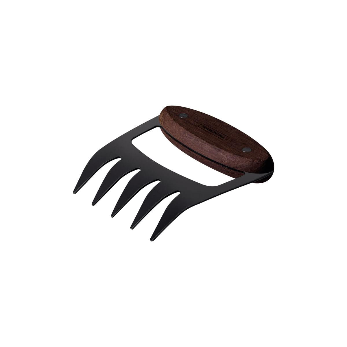 Jogo para Churrasco Tramontina Black Aço Inox Madeira 3 Peças