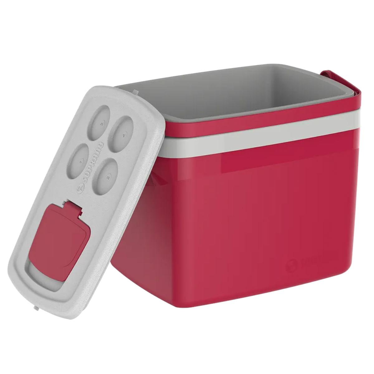 Caixa Térmica Tropical 32 Litros Vermelho Soprano