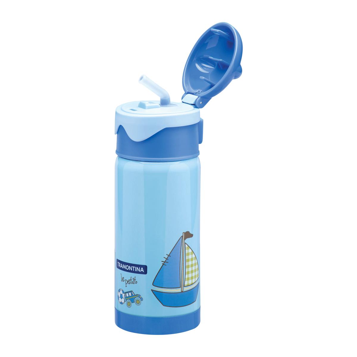 Garrafa Térmica Tramontina Infantil Azul 350 ml 61649030