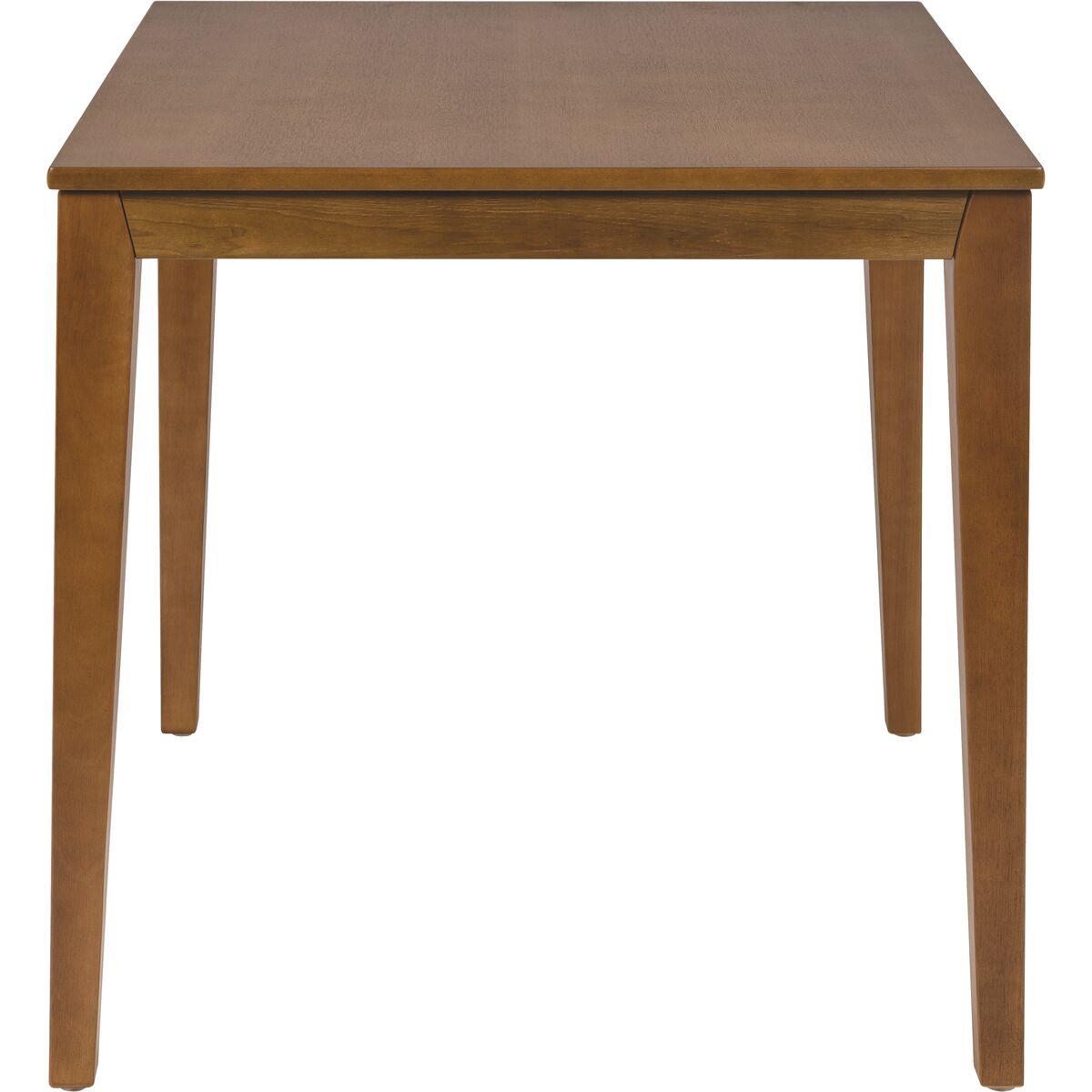 Mesa de Madeira Tramontina London Quadrada em Tauarí Amêndoa 4 Lugares 70 cm