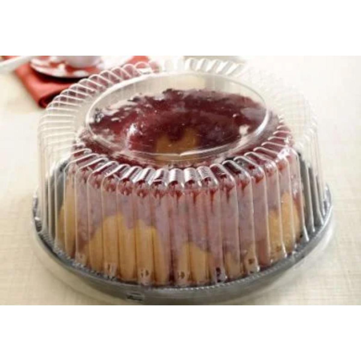 Embalagem Para Bolo e Tortas G32M Preta Transparente 100un 750g Galvanotek