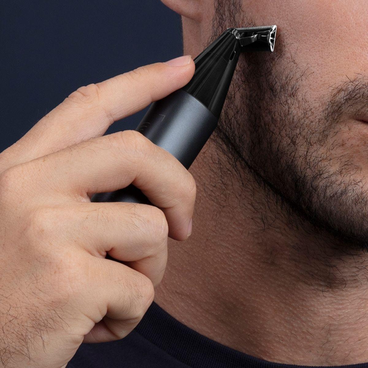 Barbeador Elétrico Xiaomi Uniblade Cinza Corporal e Facial À Prova D'Água Homologado Anatel