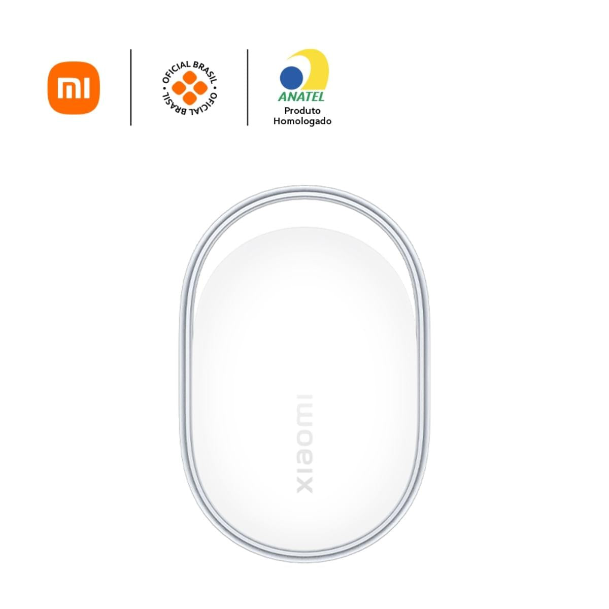 Rastreador Smart Tag Xiaomi Localizador Bluetooth Branco Homologado Anatel
