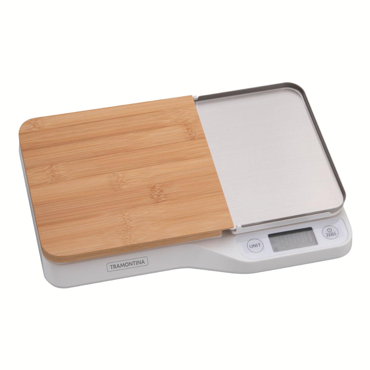 Balança Digital para Cozinha Tramontina Adatto com tábua de corte