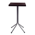 Mesa Quadrada Tramontina Sigma Alta 59x106 cm Marrom Polipropileno e Base em Aço Carbono