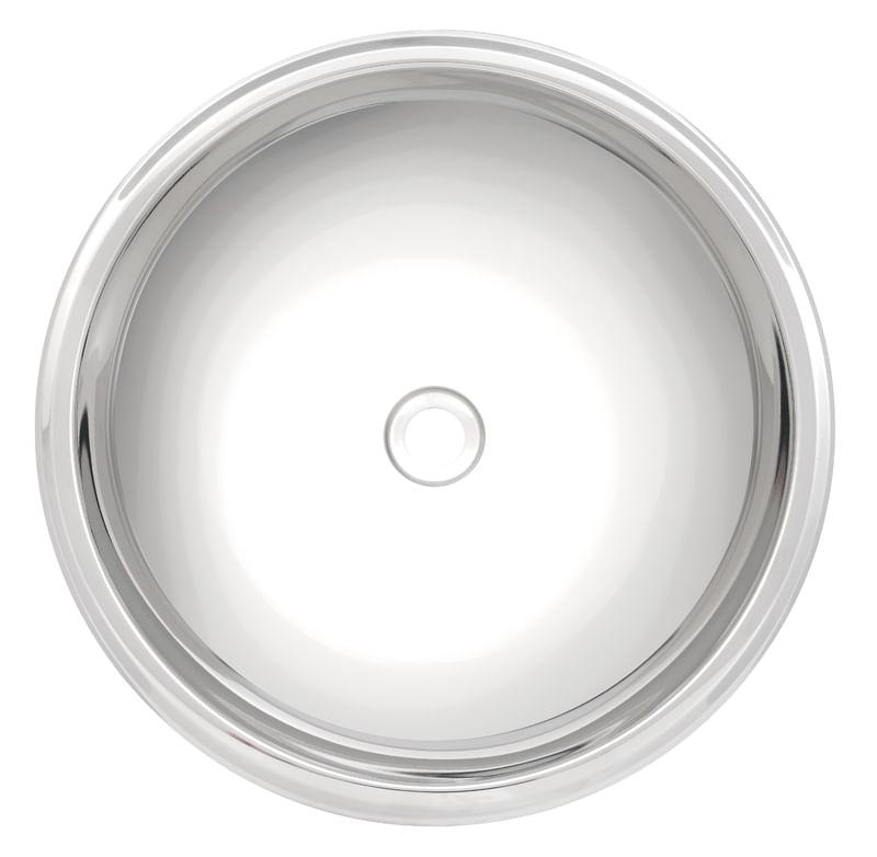 Cuba de Encaixe Redonda Inox Alto Brilho 34x14cm Tramontina 94105207