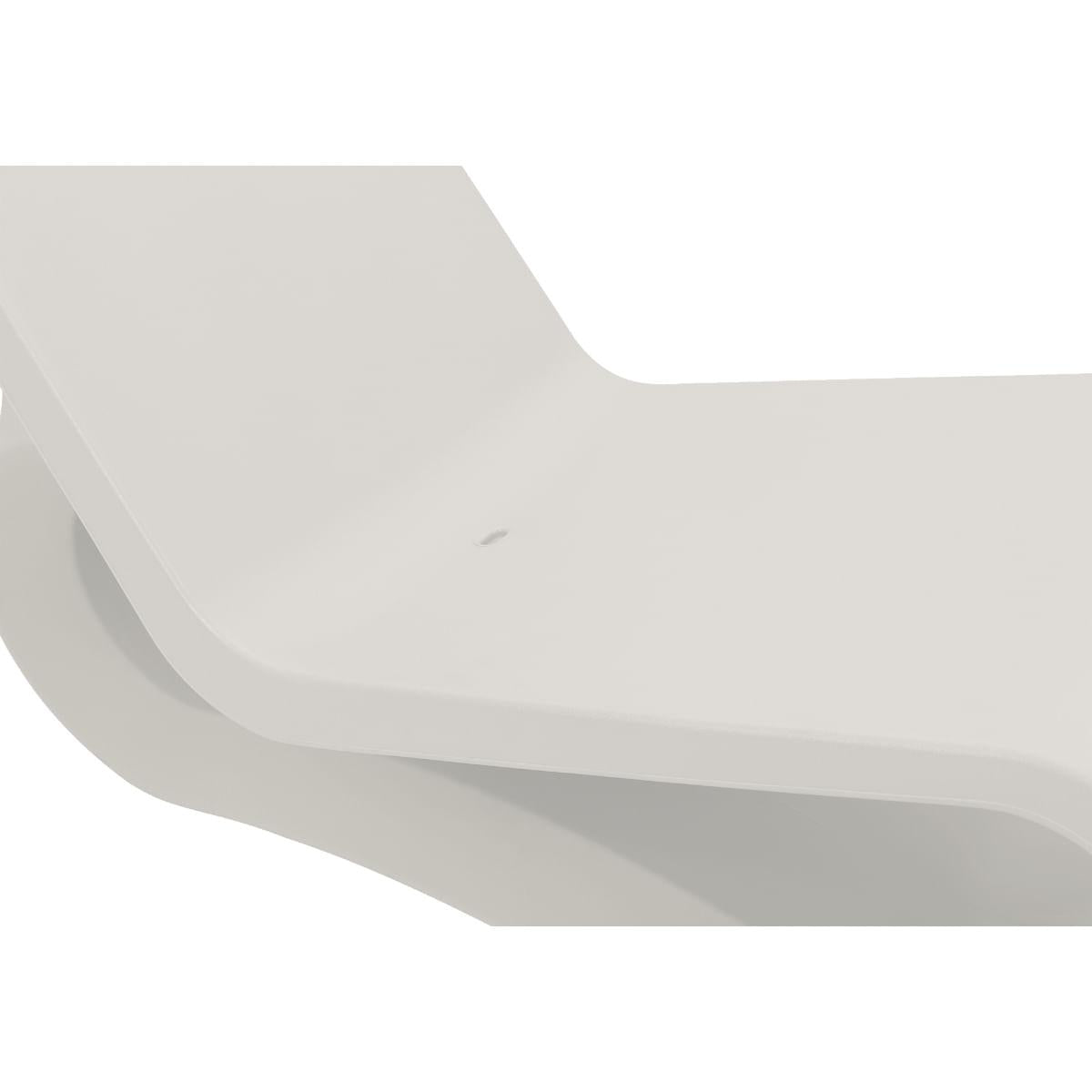 Espreguiçadeira Chaise Tramontina Octo em Polietileno Branco