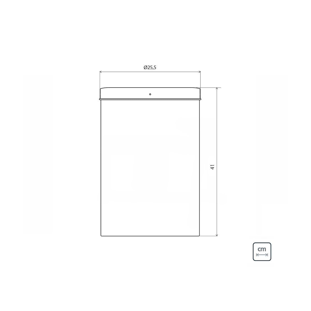 Lixeira Inox Tramontina Swing Scotch Brite e Tampa Basculante 20 Litros