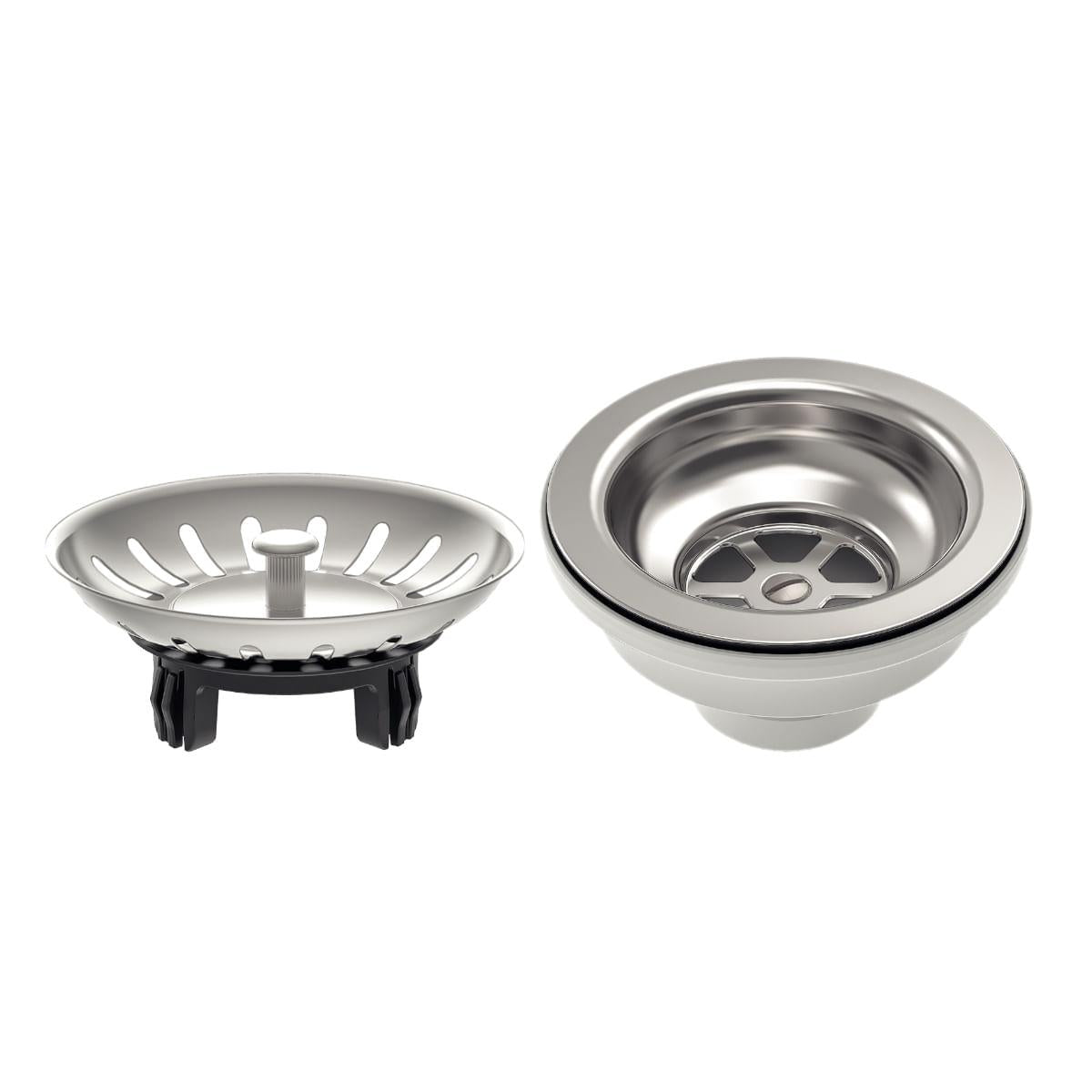 Cuba de Sobrepor Tramontina Marea Deep 2C 34 em Aço Inox Acetinado 86 x 50 cm Outlet