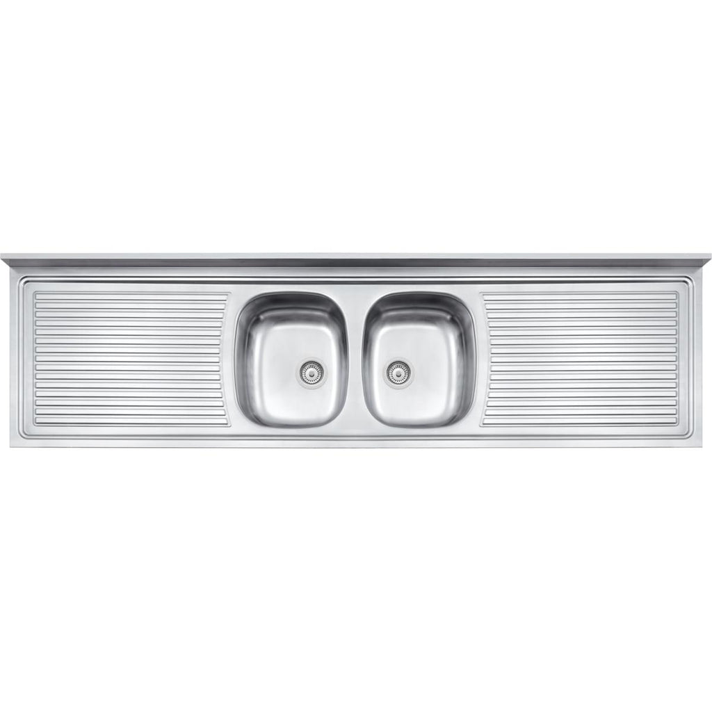 Pia de Apoio Tramontina Ribon 2C 34 em Aço Inox 200 x 55 cm